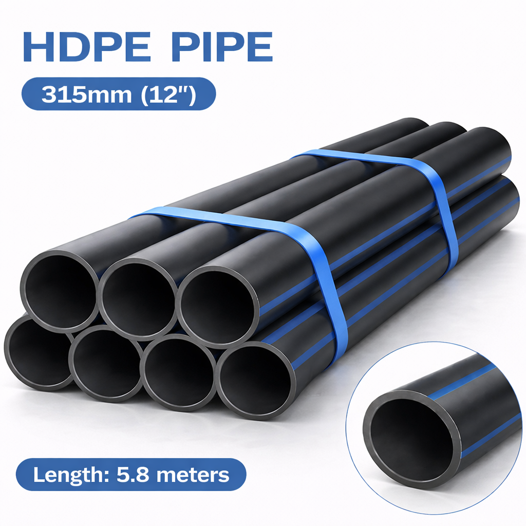 HDPE Pipe 315mm x 5.8m