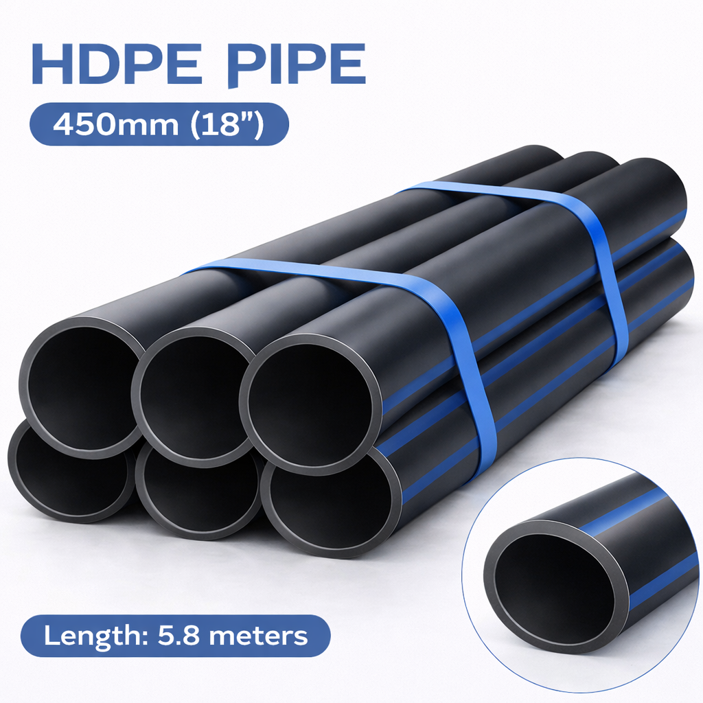 HDPE Pipe 450mm x 5.8m