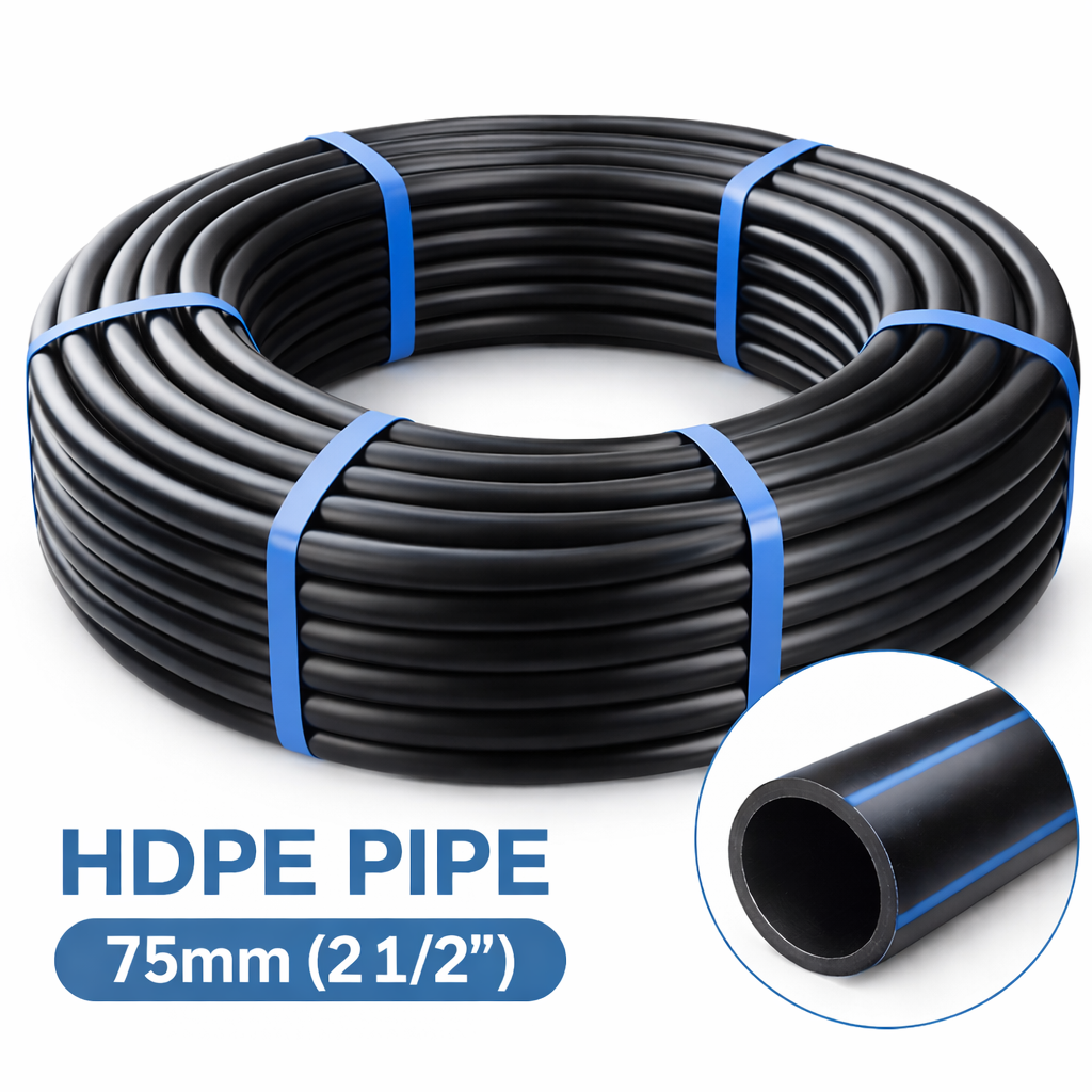 HDPE Pipe 75mm (2 1/2")
